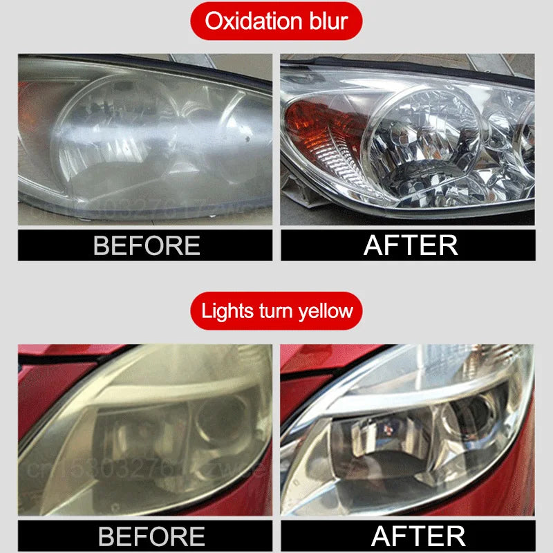 Headlight Restoration Polish – Remove Yellowing and Oxidation in Minutes (108g)