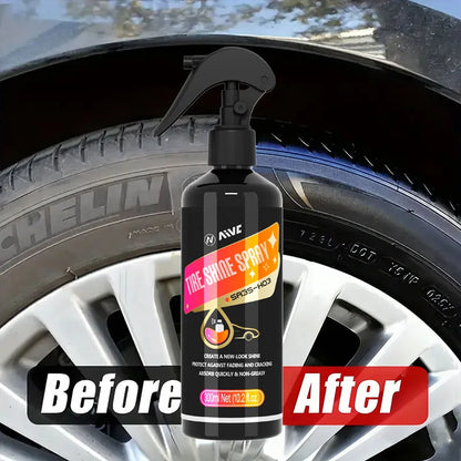 Tire Shine Spray – Long-Lasting Gloss & Rubber Plastic Restorer