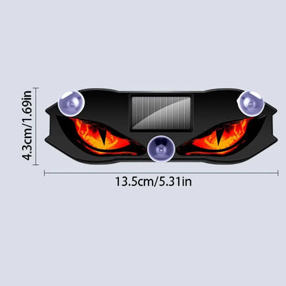Solar Powered RGB Demon Eye Car Light – Wireless Dynamic LED Warning Light