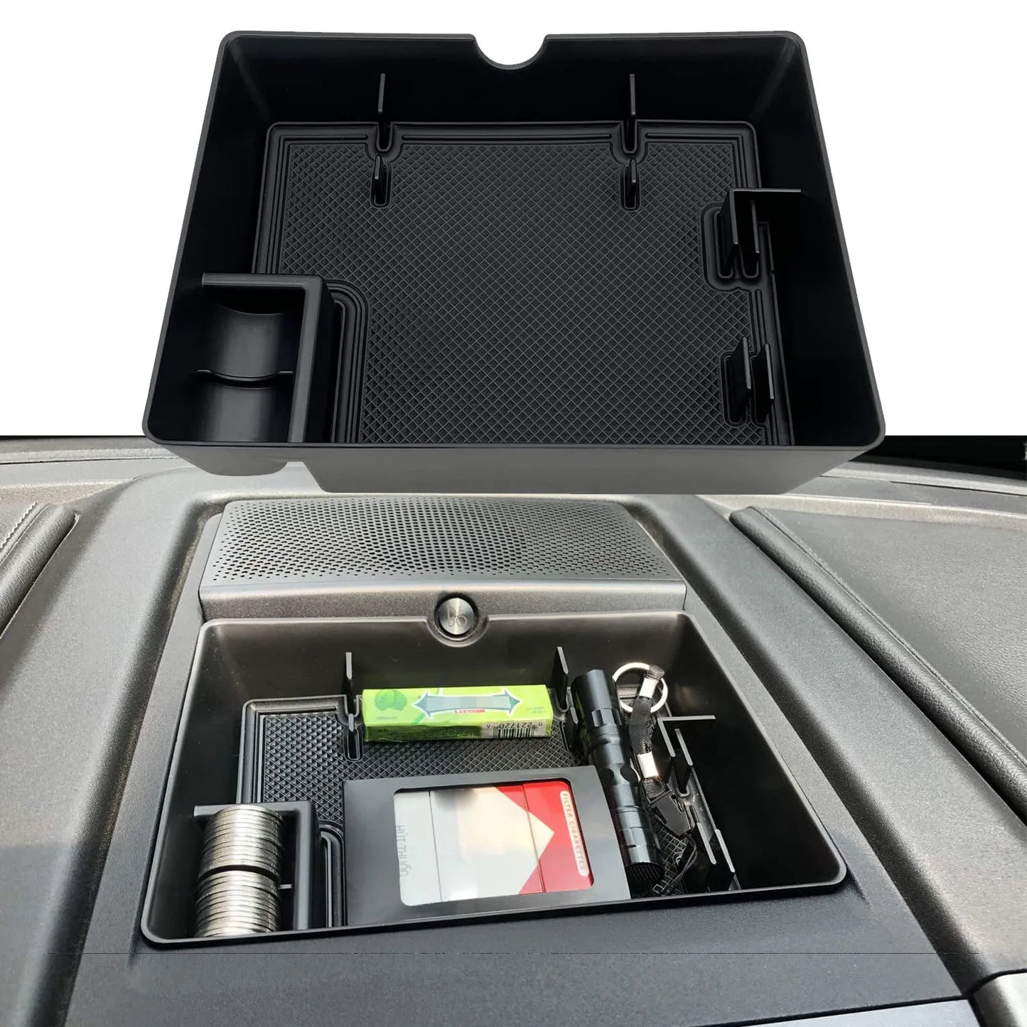 Dashboard Storage Organizer Tray for Ford F-150 & Super Duty (2015–2022)