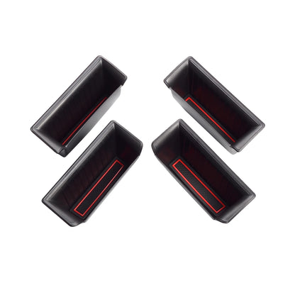 Door Handle Storage Organizer Trays for Dodge Ram 1500 2019 to 2026 4 Piece Set