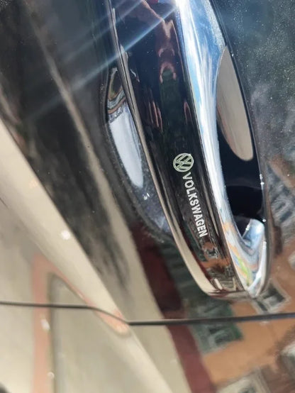Emblèmes intérieurs en métal 3D VW – Badges adhésifs haut de gamme pour tableau de bord, volant et console