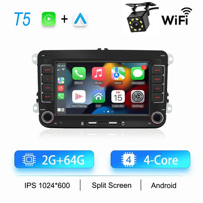 Android-Multimediasystem für Volkswagen mit CarPlay, Android Auto & GPS