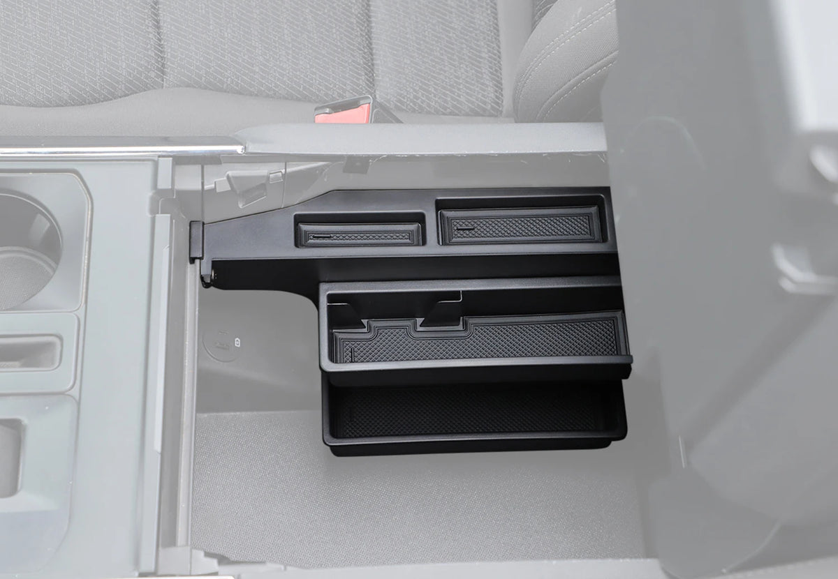 Center Console Armrest Organizer Tray for Ford F-150, F-250, F-350 & F-450 (2015–2020)