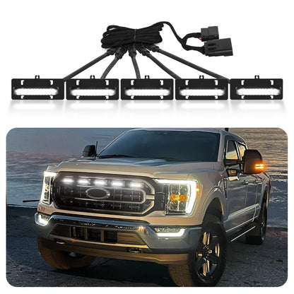 Front Grille LED Lights for Ford F150 XL and XLT 2021 to 2023