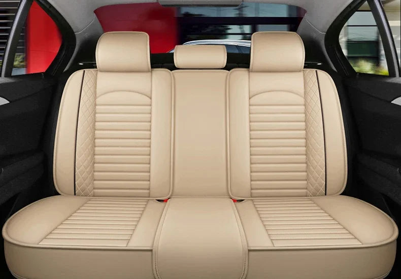 Universal Full Coverage Leather Car Seat Cover for Chrysler – Premium Interior Protection for 300C, 200, Grand Voyager & Pacifica