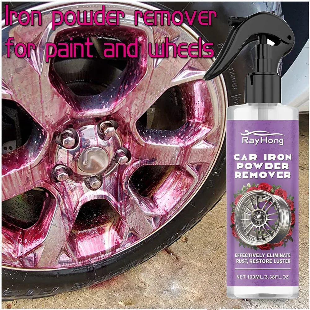 Iron Fallout Remover Spray – Wheel & Paint Decontamination Cleaner