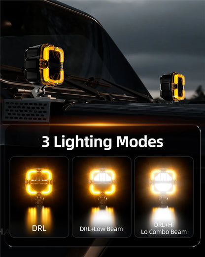 Super Bright LED Work Light Bar for Trucks SUVs ATVs and Motorcycles