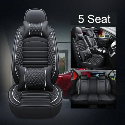 Universal Full Coverage Leather Car Seat Cover for Chrysler – Premium Interior Protection for 300C, 200, Grand Voyager & Pacifica