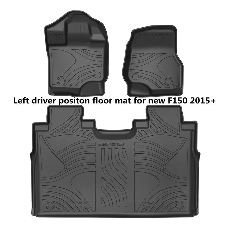 Custom Luxury All-Weather Floor Mats for Ford F-150 (2015–2024)