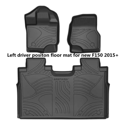 Custom Luxury All-Weather Floor Mats for Ford F-150 (2015–2024)