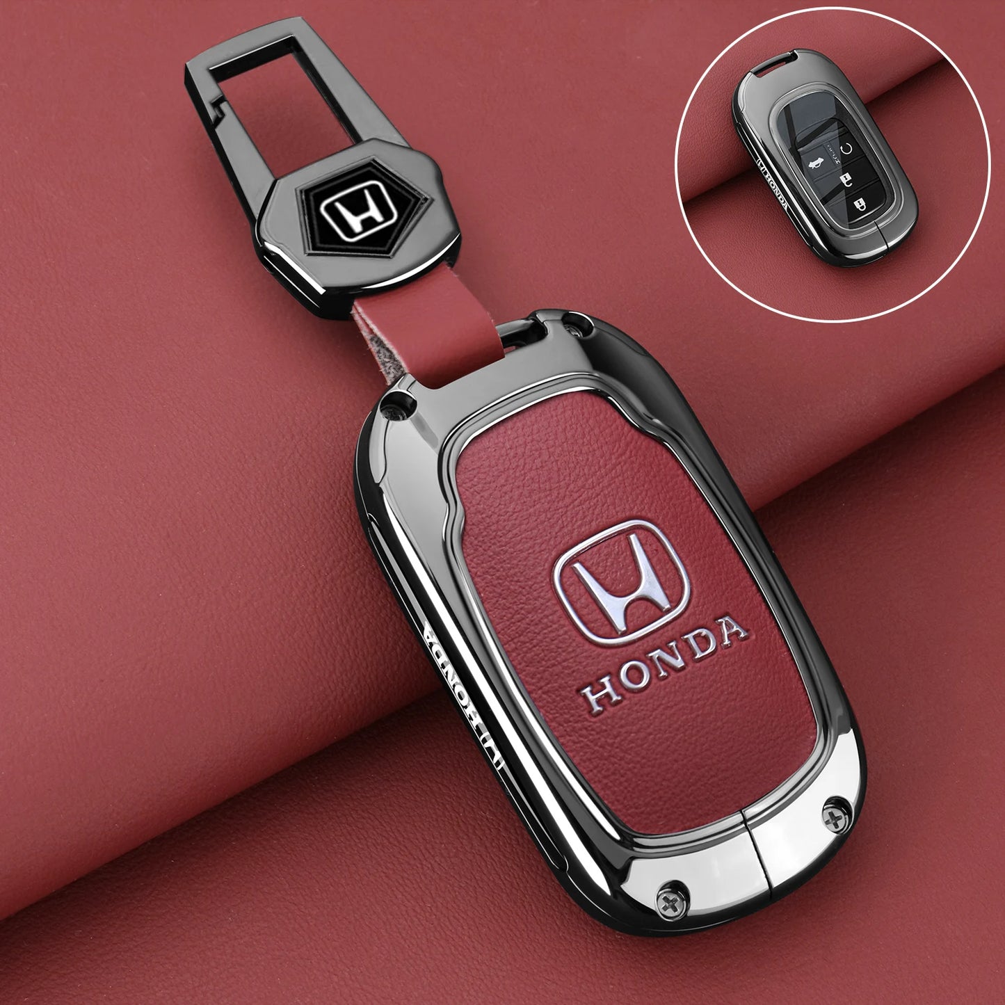 Zinc alloy key case for Honda – Stylish protection for your car key