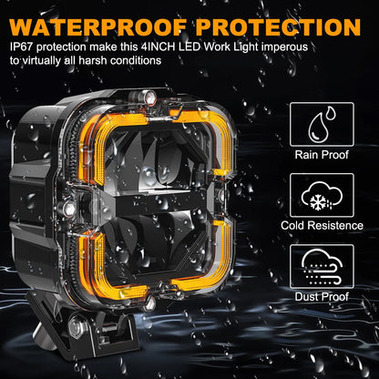 Super Bright LED Work Light Bar for Trucks SUVs ATVs and Motorcycles