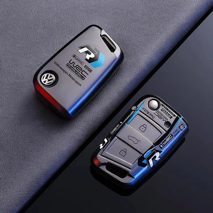 Folding key case for VW – Robust protection with a sporty motorsport design