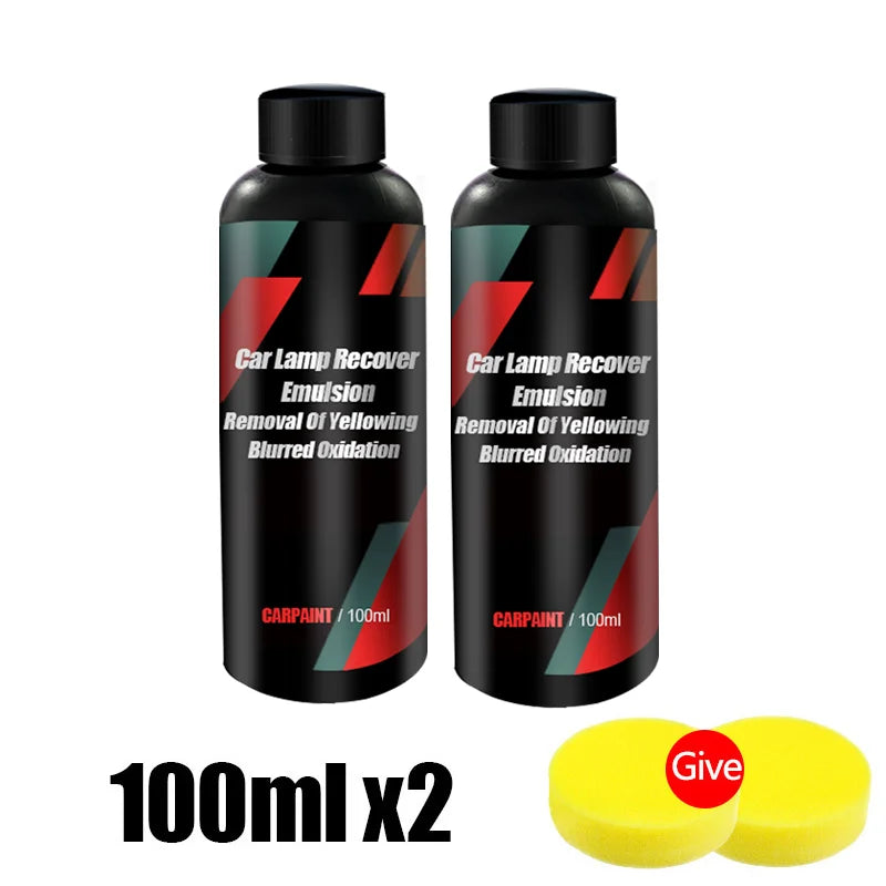 Headlight Restoration Polish – Remove Yellowing and Oxidation in Minutes (108g)