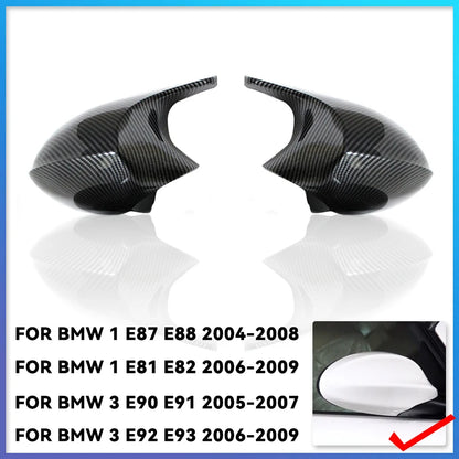 M3 Style Carbon Fiber Mirror Caps for BMW 1 & 3 Series
