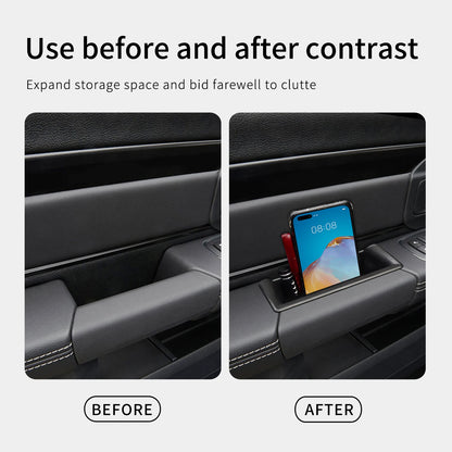 Door Handle Storage Organizer Trays for Dodge Ram 1500 2019 to 2026 4 Piece Set