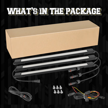 3 Piece Waterproof LED Truck Bed Light Kit with 198 LEDs