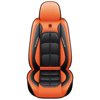 Universal Full Leather Car Seat Cover – Premium All-Season Protection for Driver & Passenger Seats