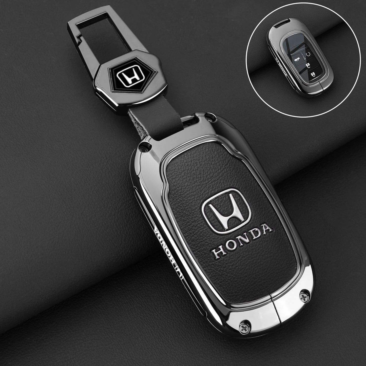 Zinc alloy key case for Honda – Stylish protection for your car key