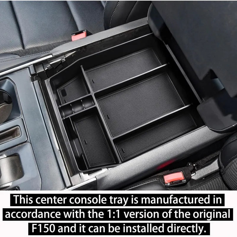 Center Console Organizer Tray for Ford F-150 & F-150 Lightning (2021–2024)