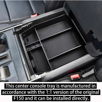 Center Console Organizer Tray for Ford F-150 & F-150 Lightning (2021–2024)