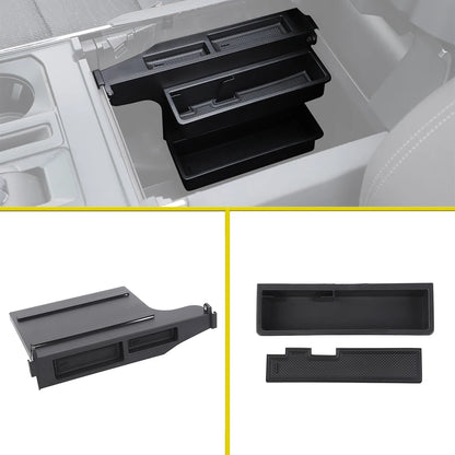 Center Console Armrest Organizer Tray for Ford F-150, F-250, F-350 & F-450 (2015–2020)