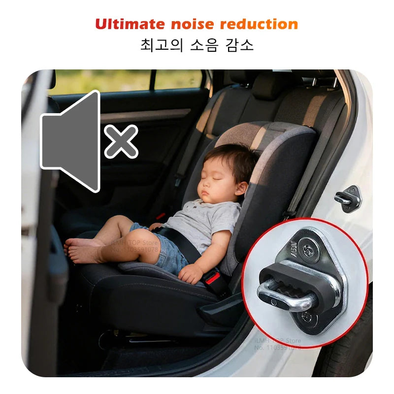 Universal Car Door Shock Absorber Pads – Noise Reduction & Anti-Vibration Buffers