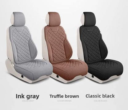 Universal Breathable Linen Car Seat Cover – Premium Full Protection Cushion for Cars & SUVs