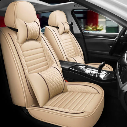 Universal Full Coverage Leather Car Seat Cover for Chrysler – Premium Interior Protection for 300C, 200, Grand Voyager & Pacifica