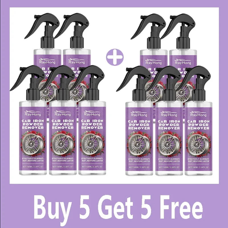 Iron Fallout Remover Spray – Wheel & Paint Decontamination Cleaner