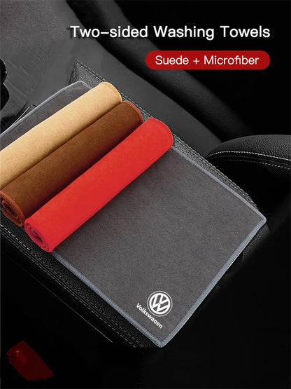 Mikrofaser Auto-Trockentuch 50×90 cm – Weiches Lackschutztuch mit hoher Saugkraft für VW, | Autoveredler