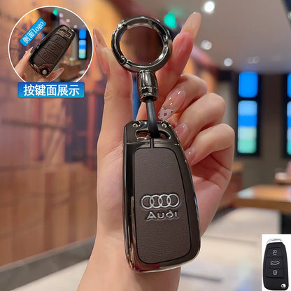 Zinc alloy key case for Audi – Stylish protection for your car key