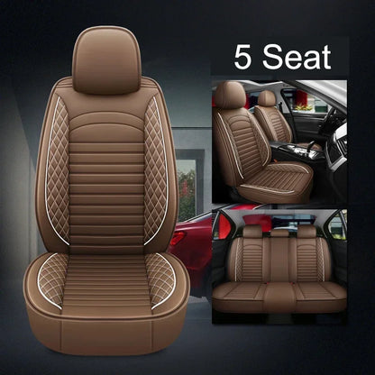 Universal Full Coverage Leather Car Seat Cover for Chrysler – Premium Interior Protection for 300C, 200, Grand Voyager & Pacifica
