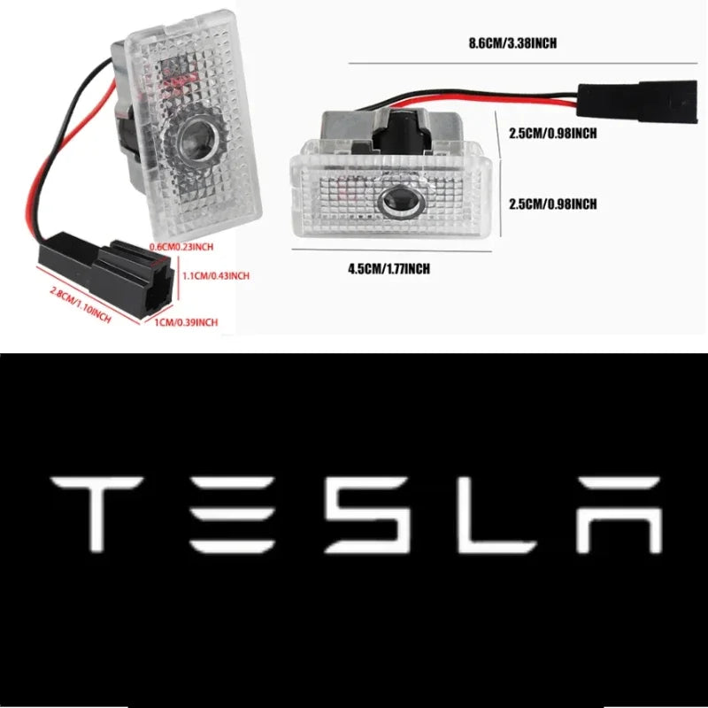 Tesla Emblem Sticker – ABS Logo Badge for Tesla Models