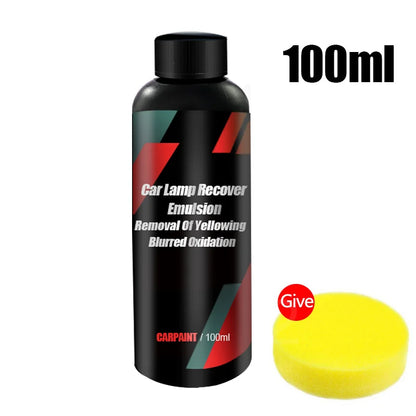 Headlight Restoration Polish – Remove Yellowing and Oxidation in Minutes (108g)