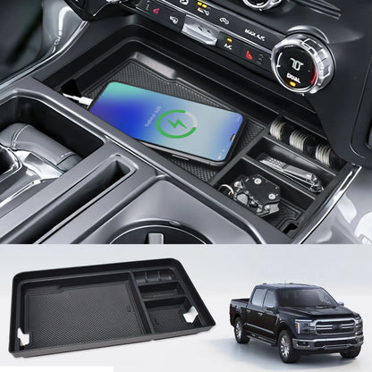 Center Console Organizer Tray for Ford F-150 & F-150 Lightning (2021–2025)