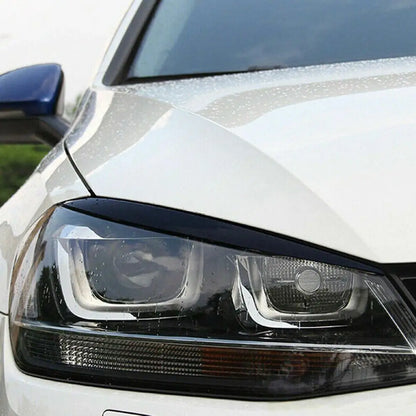 Caches de phares pour VW Golf 7 / 7.5 GTI R – Autocollants de garniture de paupières sport (lot de 2)