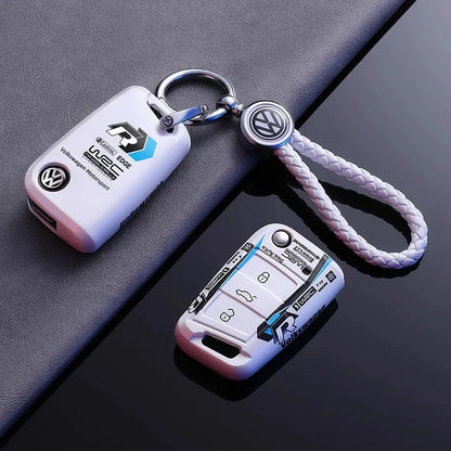 Folding key case for VW – Robust protection with a sporty motorsport design