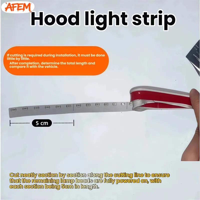 Dynamic LED Hood Light Strip for Ford F-150, Raptor & Ranger (2022–2023)