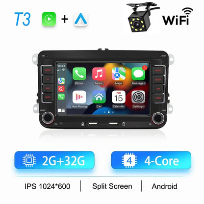 Android-Multimediasystem für Volkswagen mit CarPlay, Android Auto & GPS