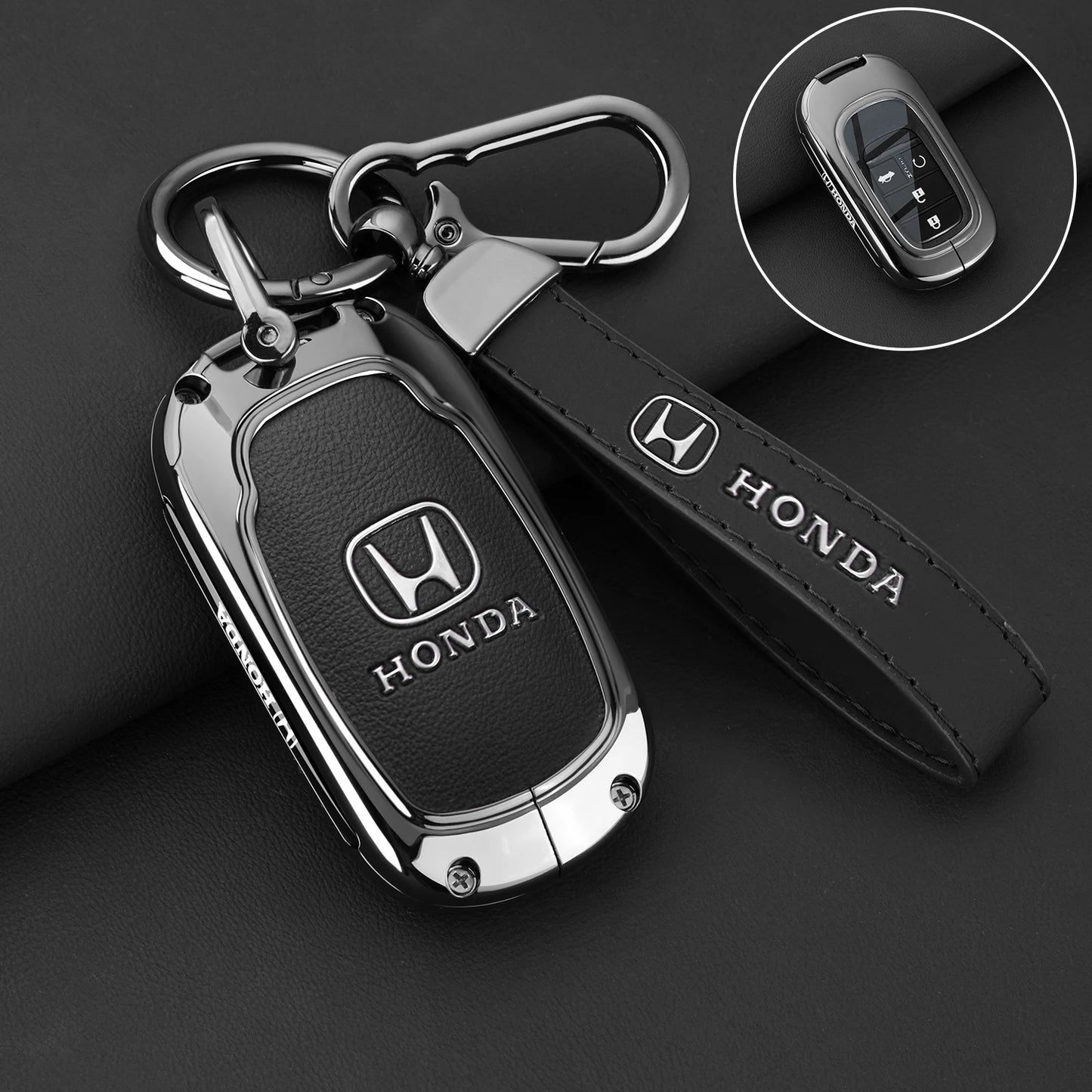 Zinc alloy key case for Honda – Stylish protection for your car key