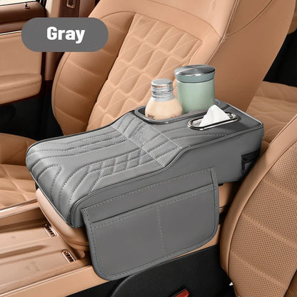 Universal Car Armrest with Storage & Cup Holder – Multifunctional Auto Center Console Organizer