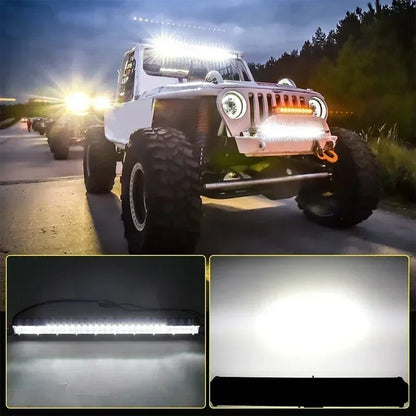 High-Power LED Off-Road Light Bar – Spot & Flood Work Light for Trucks, SUVs & 4x4