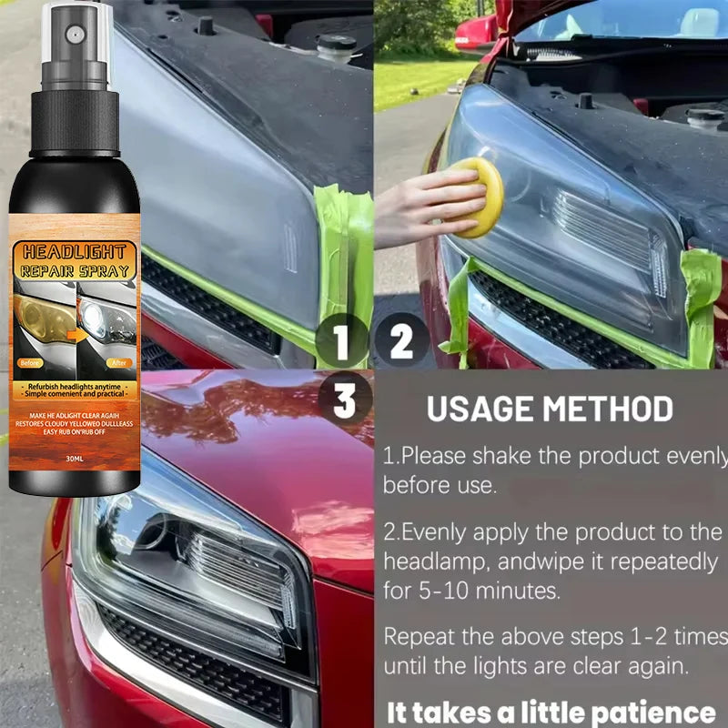 Car Headlight Restoration Polish – Oxidation, Yellowing & Scratch Remover