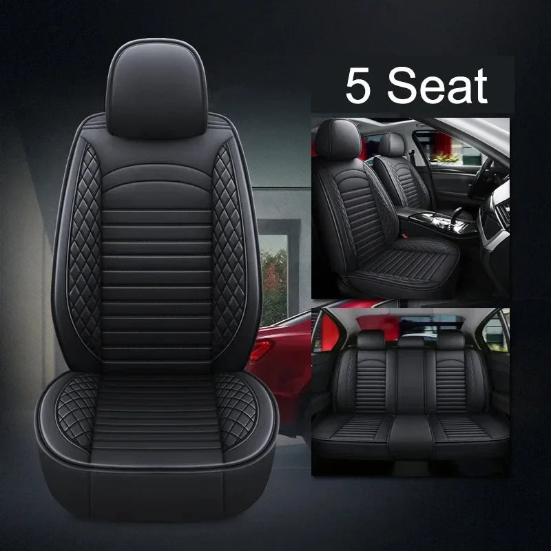 Universal Full Coverage Leather Car Seat Cover for Chrysler – Premium Interior Protection for 300C, 200, Grand Voyager & Pacifica
