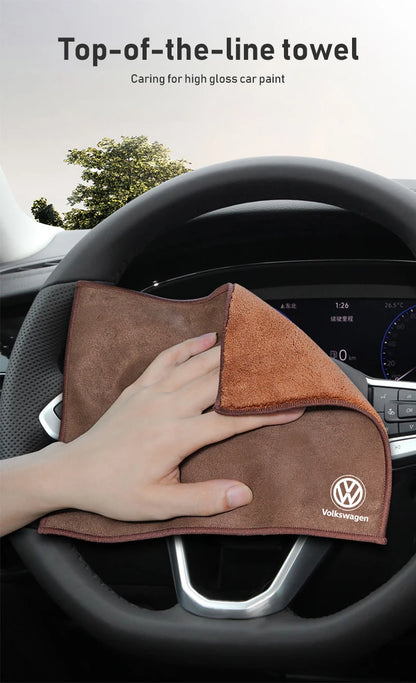 Mikrofaser Auto-Trockentuch 50×90 cm – Weiches Lackschutztuch mit hoher Saugkraft für VW, | Autoveredler