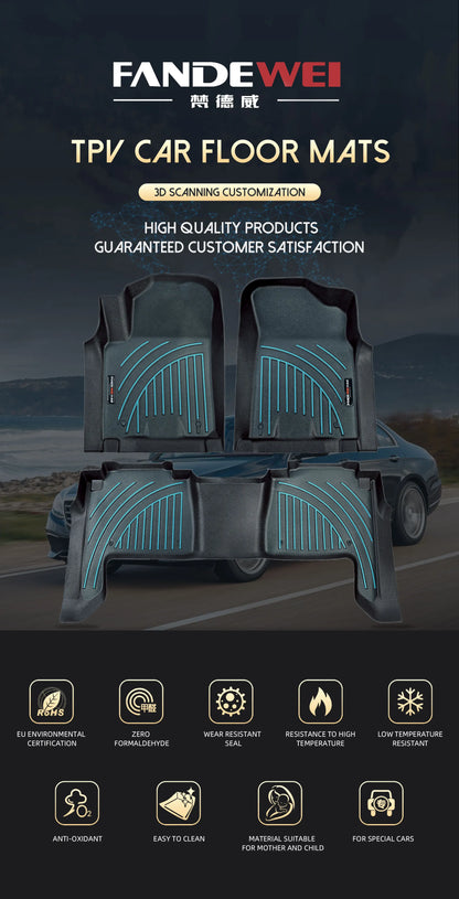 Luxury All-Weather Carpet Floor Mats for Ford F-150 (Custom Fit)