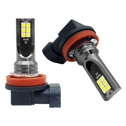 Super Bright LED Fog Light Bulbs – 6000K White (2-Pack)