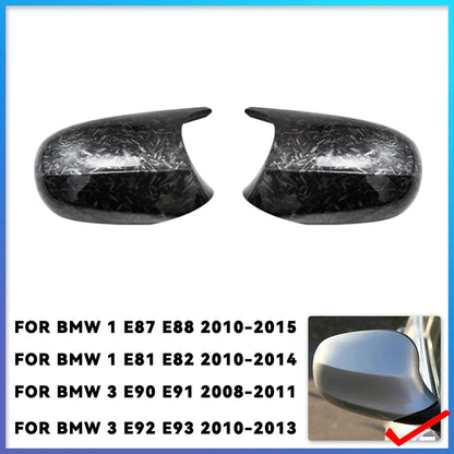 M3 Style Carbon Fiber Mirror Caps for BMW 1 & 3 Series
